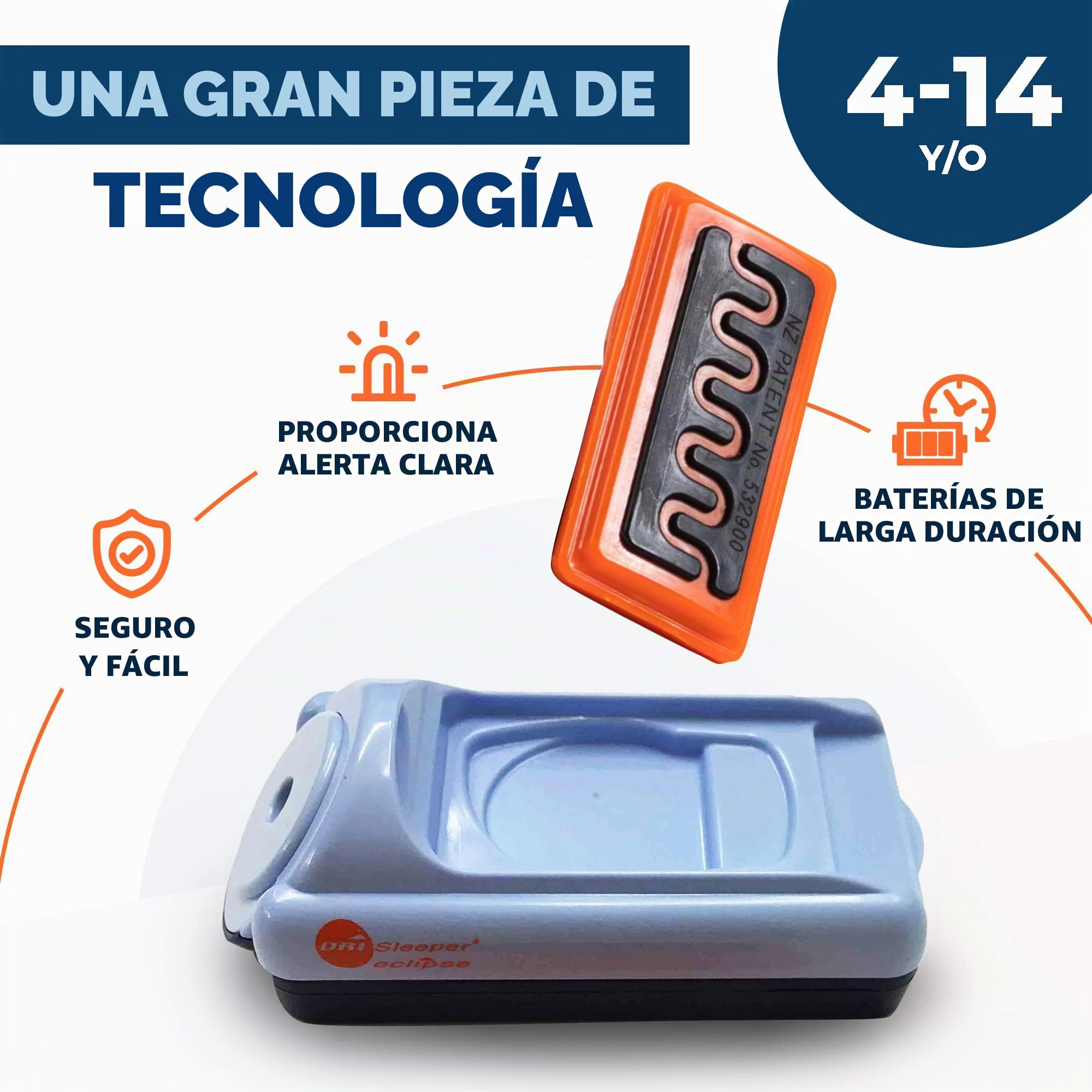 Eclipse Inalámbrico Cama Mojada Alarma