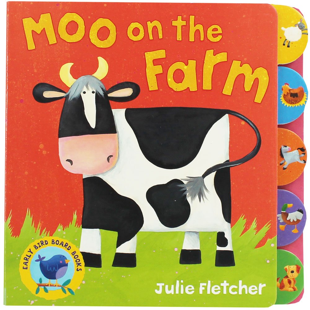 Moo on the Farm livre bébé sonore animaux de la ferme cartonné