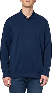 Go-to - Polo de Manga Larga para Hombre, Color Azul Marino, Color Azul Marino., M
