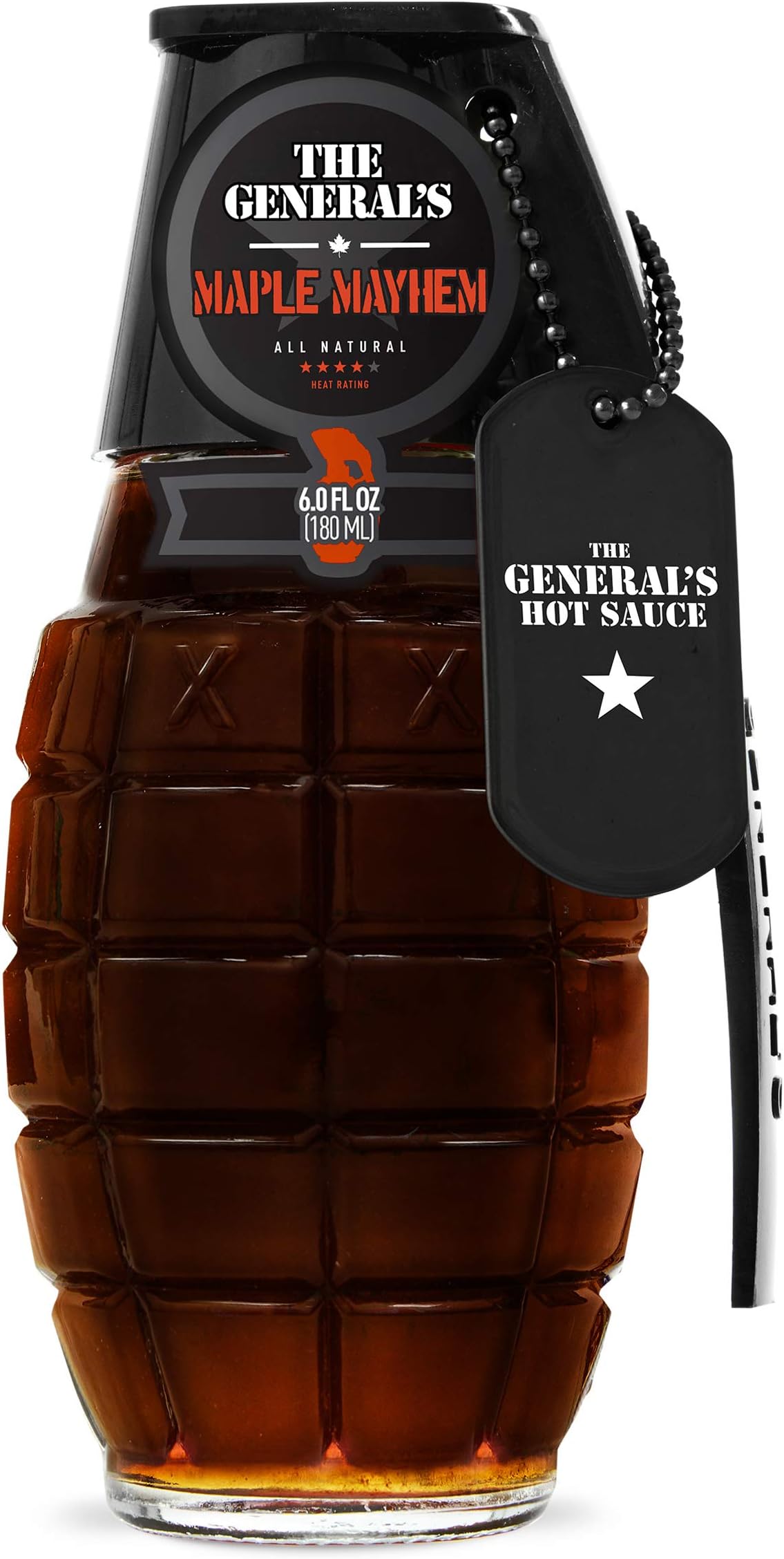 The General's Hot Sauce12 pack Cases (Maple Mayhem)