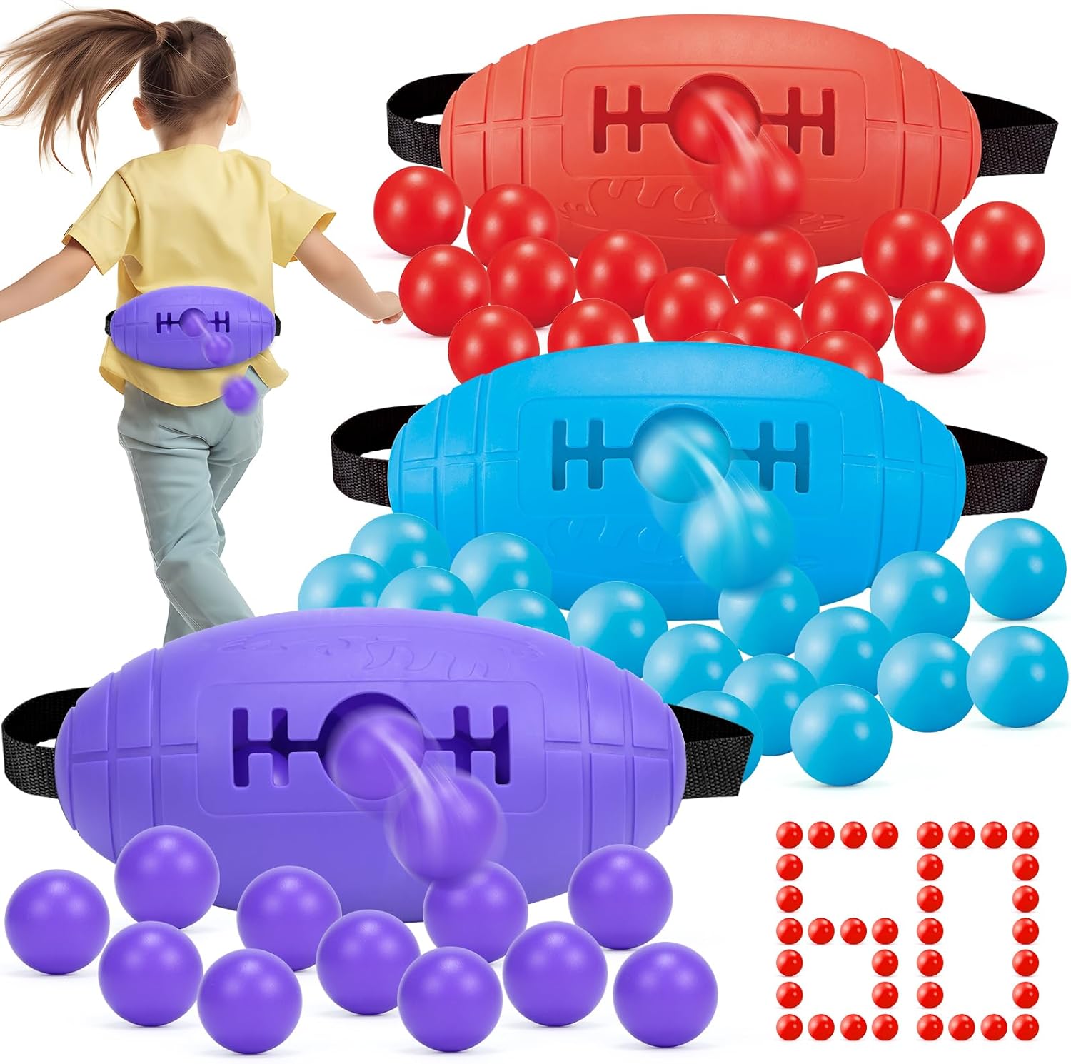 Skirfy Shaking Swing Balls Games, 3 Pack Outdoor Games