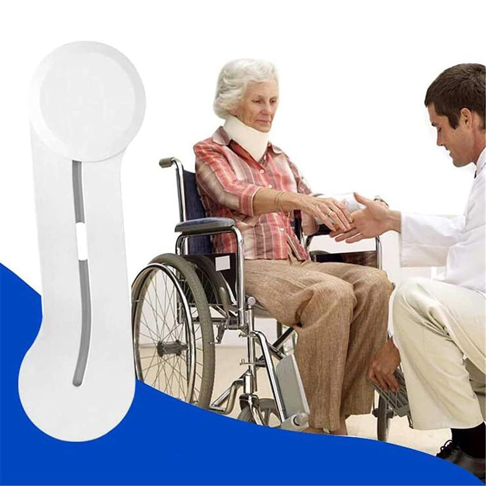 Tavola di trasferimento, Dispositivo di Assistenza allo Scorrimento del paziente per Il trasferimento del paziente o dei disabili dalla Sedia a rotelle al Letto, al WC, alla Vasca, all'auto - Tavola