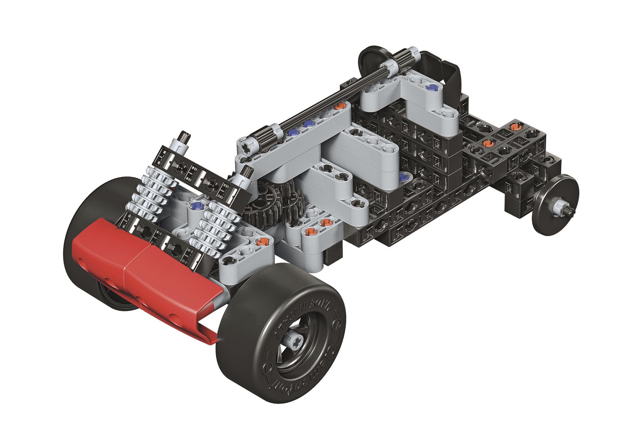 Clementoni Scienza e Gioco Laboratorio di Meccanica - Auto da Corsa, Set Costruzioni Bambini 8+ Anni, Scopri i Principi dell'Ingegneria, Made in Italy, Lingua Italiana, 19448