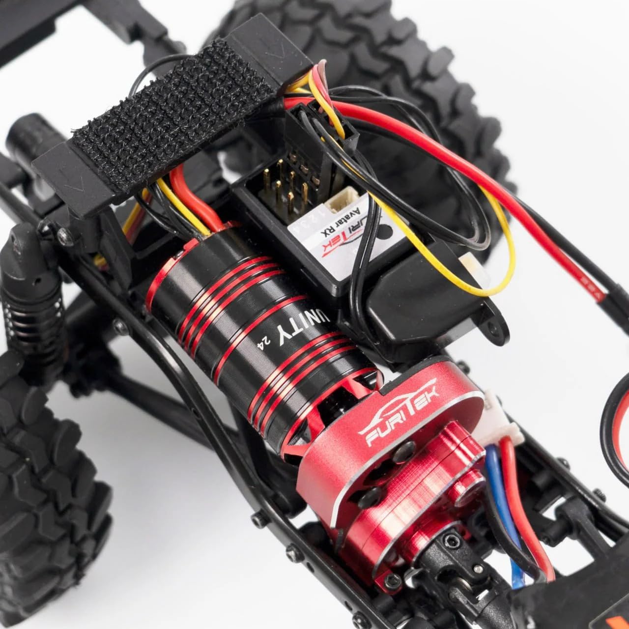 FURITEK UNITY24 PRO 3500kv 2-in-1 Micro FOC Brushless System for Axial SCX24 - Remote Control Car, RC Cars 1/24 Scale Electonics Brushless Motor and ESC Combo (HELIDIRECT) (FUR-2584)