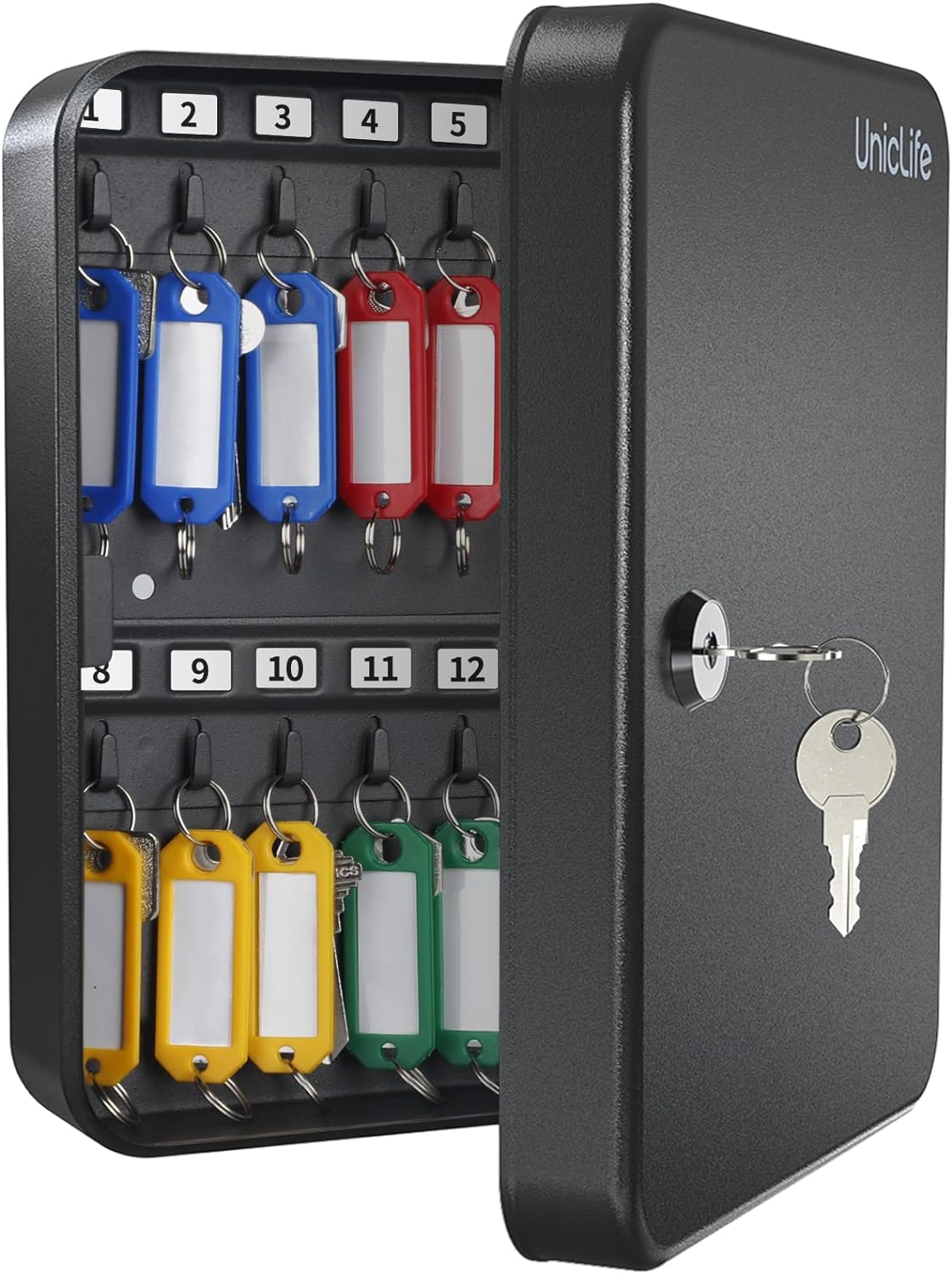 Uniclife 28 Position Key with Combination Lock Resettable Black