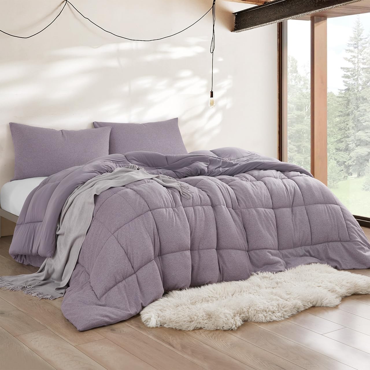 Byourbed Gettin Warmer - Coma Inducer® Oversized King Comforter - Purple