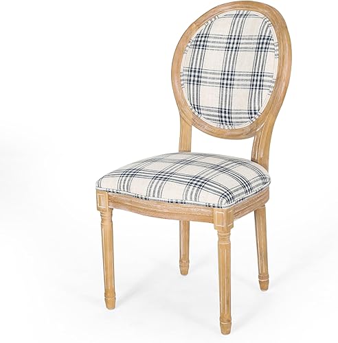 Miniatura 6 de Christopher Knight Home Camille - Sillas de comedor tradicionales de terciopelo, 2 piezas, color gris y blanco brillante