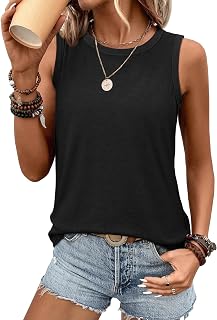 ATHMILE Women's Sleeveless Tank Tops Loose Flowy Summer Casual Beach Vacation Shirts Trendy 2026