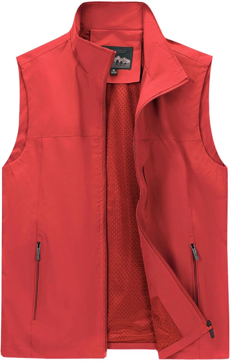 Mens Vests Outerwear Windproof Lightweight Softshell Sleeveless Jacket