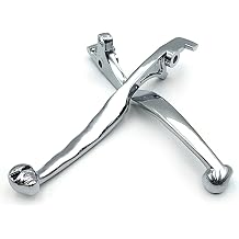 SMT-Chromed Brake Clutch Skull Hand Levers Compatible With Vulcan 1500 1600 2003-2008 [B00RUE9NU2]