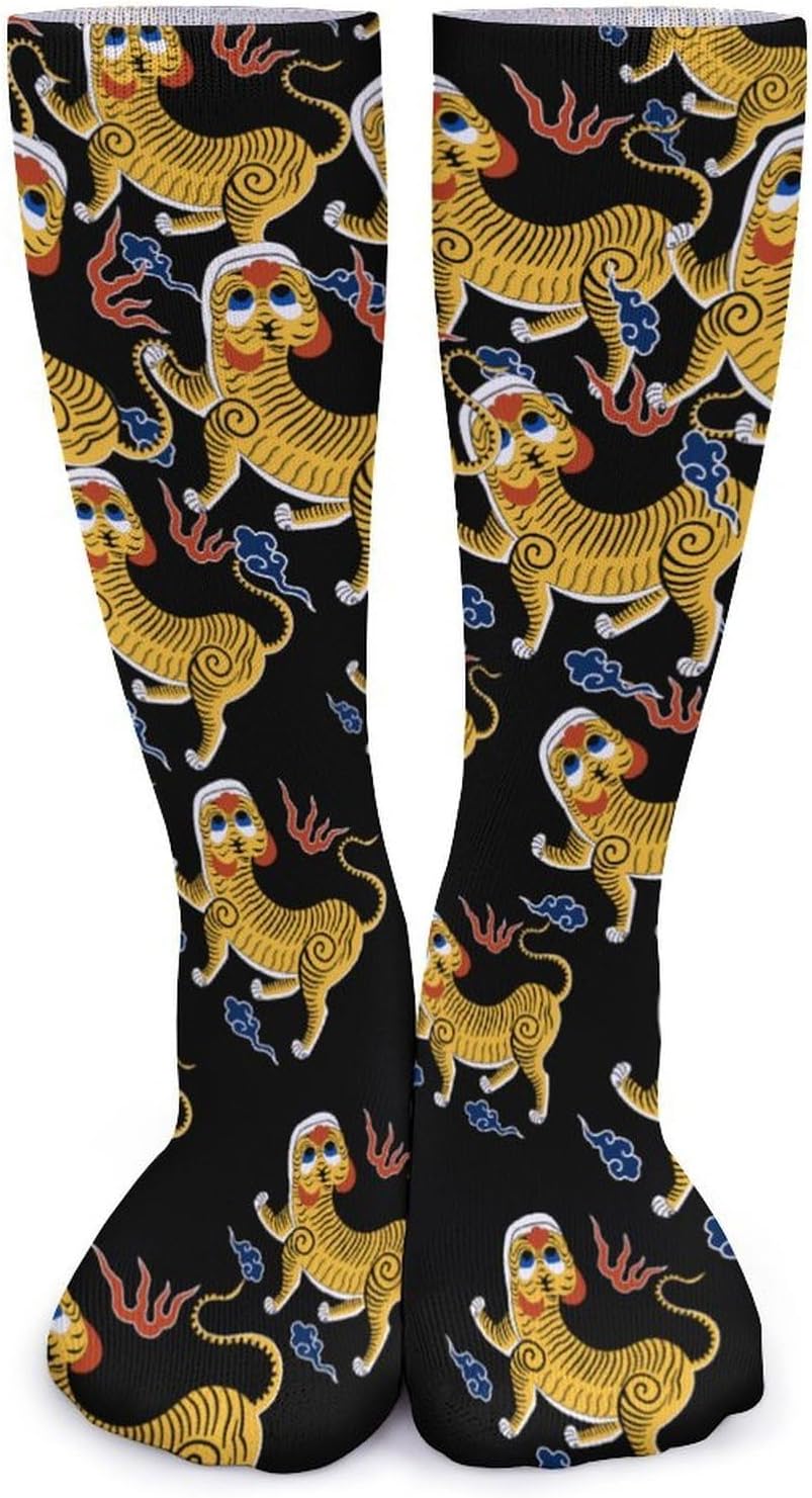 Republic of Formosa Flag Knee High Socks Casual Long Stockings Over Calf Sock Tube for Women Men