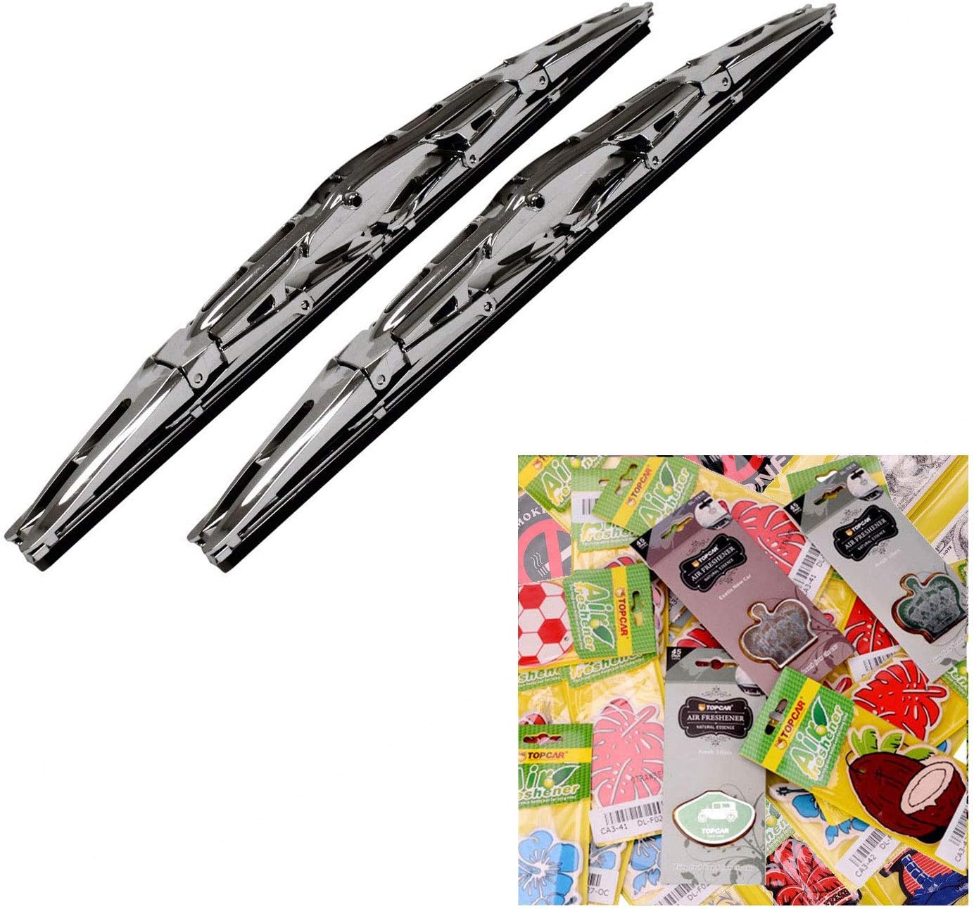 2 Dual Chrome 20 Inch Blade Wiper and a Surprise Air Freshener
