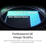 Insta360 Link 2 - PTZ 4K Webcam for PC/Mac, 1/2" Sensor, AI Tracking, HDR, AI Noise-Canceling Mic, Gesture Control for Streaming, Video Calls, Gaming, Works with Zoom, Teams, Twitch & More