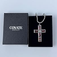 Vista 5 de COYATE Collar de cruz para hombre