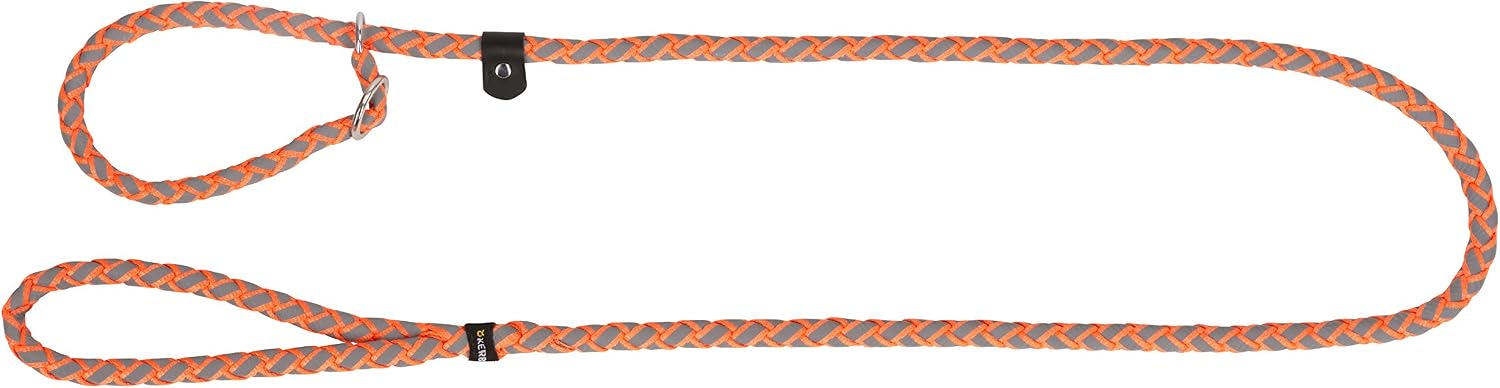 Kerbl Slip leash Maxi Safe 170cm x 12mm, neon orange