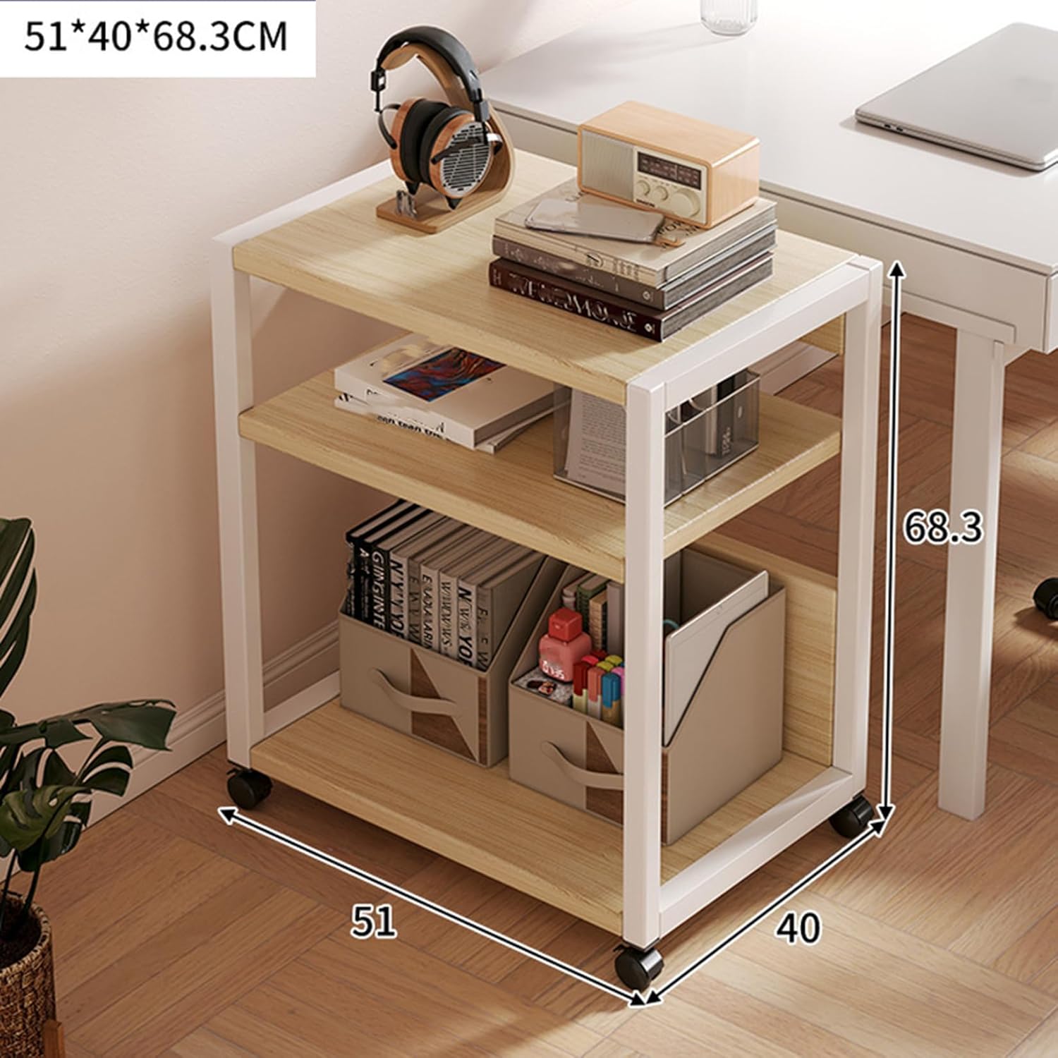 YXSNG] スチールラック キッチンラック 2段 3段 51*30*90 トースターラック