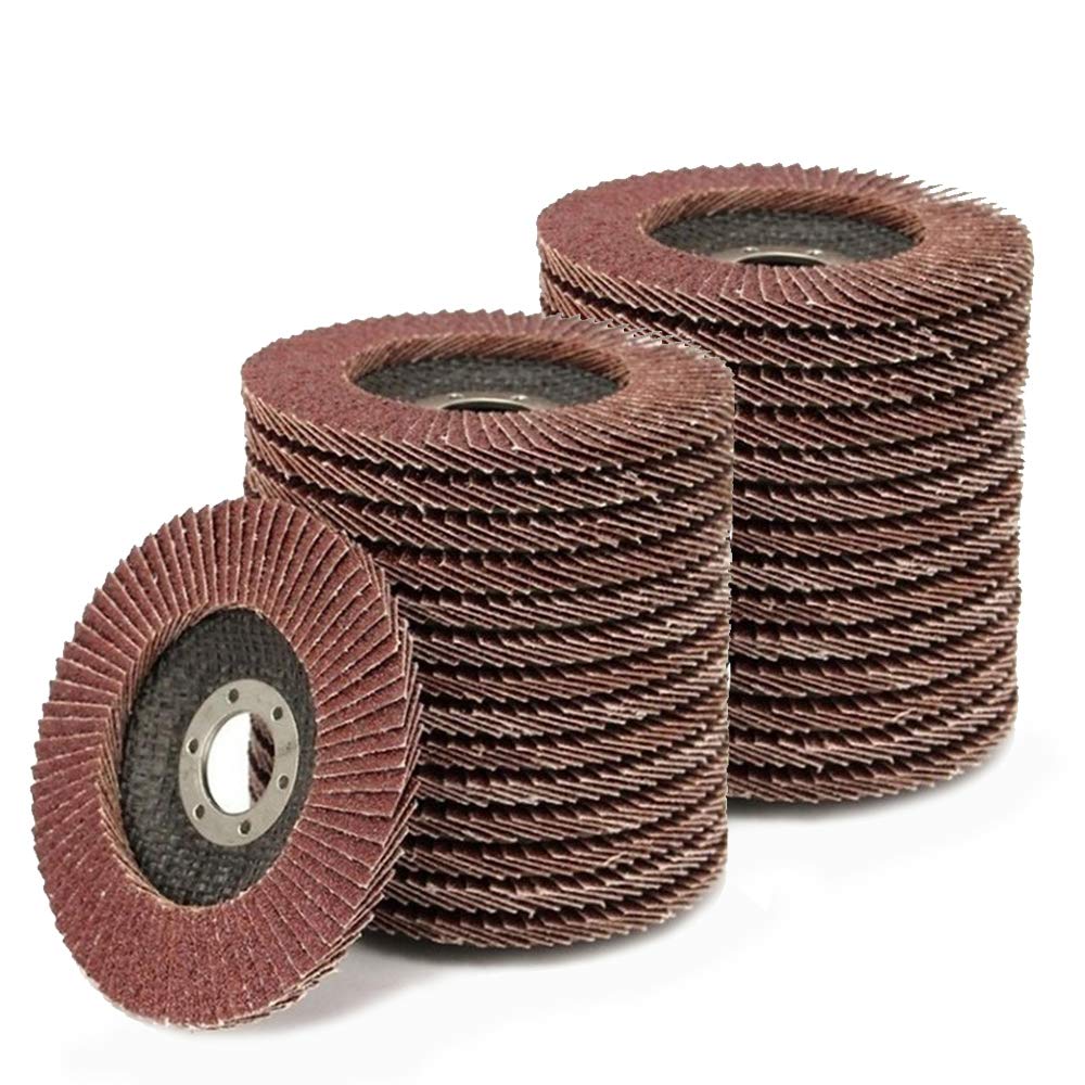 AOUSTHOP 50 Pcs Flap Discs 115mm 4.5in 