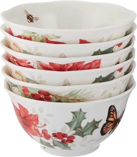 Miniatura 10 de Lenox 884474 Butterfly Meadow Holiday - Juego de tazas (4 piezas)