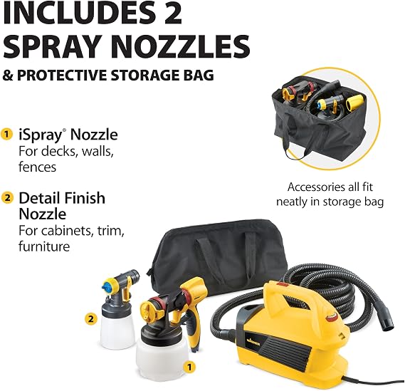 Wagner Spraytech FLEXiO 4000 Stationary HVLP Paint and Stain Sprayer