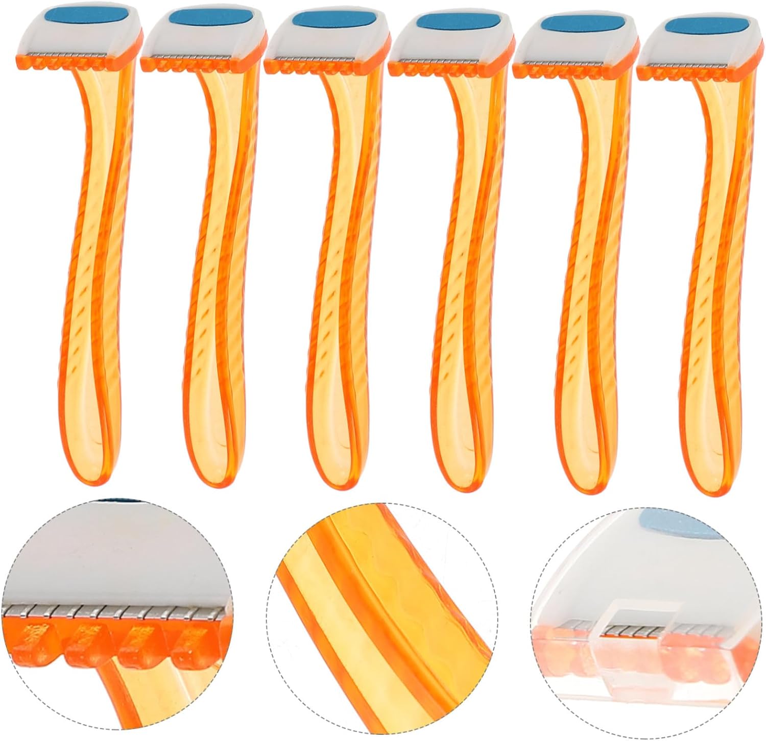 FRCOLOR 18pcs Women Privates Hair Shaver Portable Shaving Tool for Underarms Legs Lightweight and Compact for Travel Use Comfortable and Safe Grooming