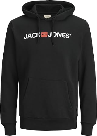 JACK & JONES Male Kapuzenpullover Logo Kapuzenpullover