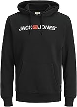 JACK & JONES Men’s Hoodie, Hooded Jumper with Logo