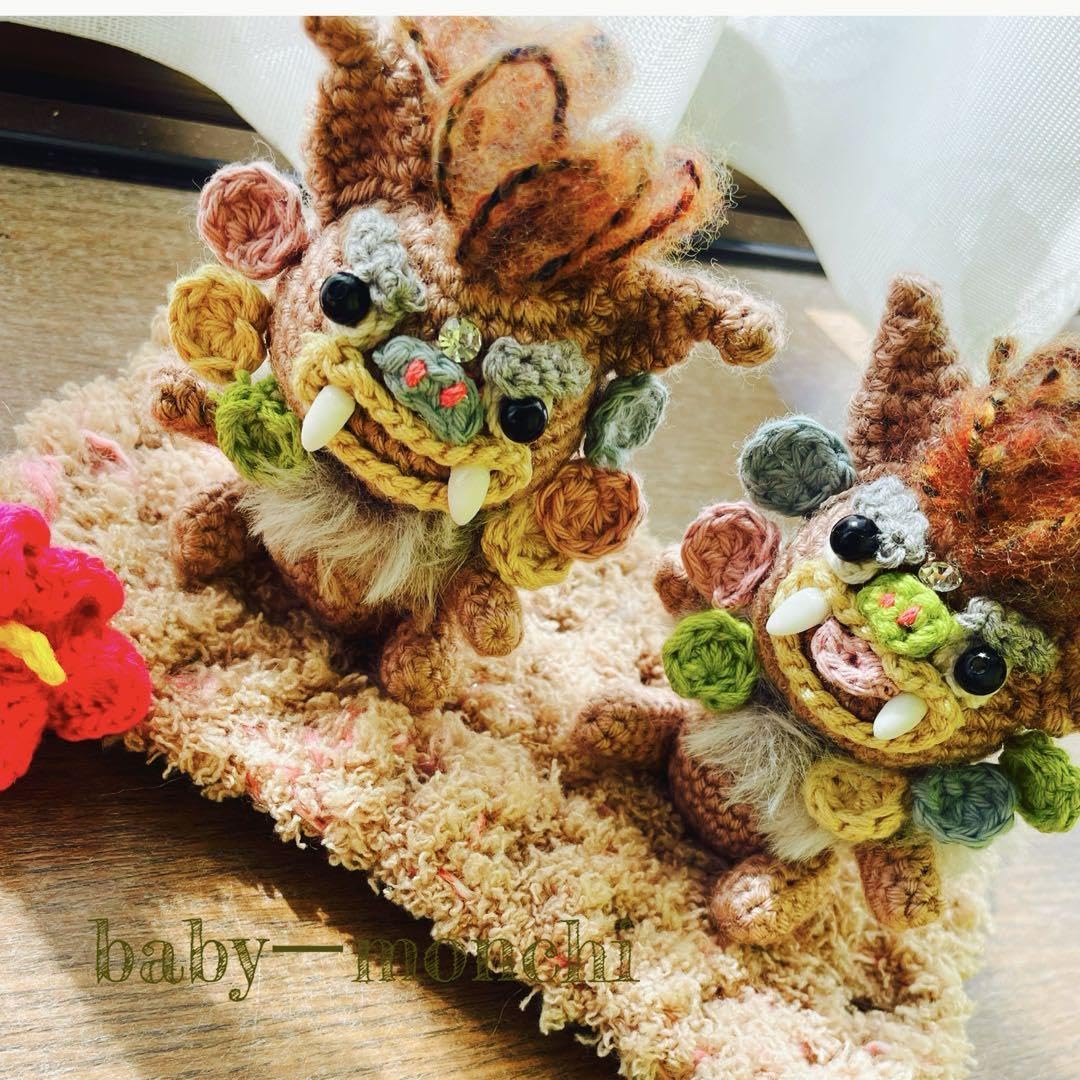 Amazon.co.jp: シーサー あみぐるみ ペット ペット 沖縄 お祝い 家内