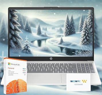 HP 2025 Pavilion 15.6 FHD 1920 x 1080 Laptop with 1 Year Microsoft Office Suite Intel Core 8-Cores CPU 16GB RAM 1TB SSD Fast Wi-Fi 6 Fingerprint Reader Win 11 w/WOWPC Recovery USB