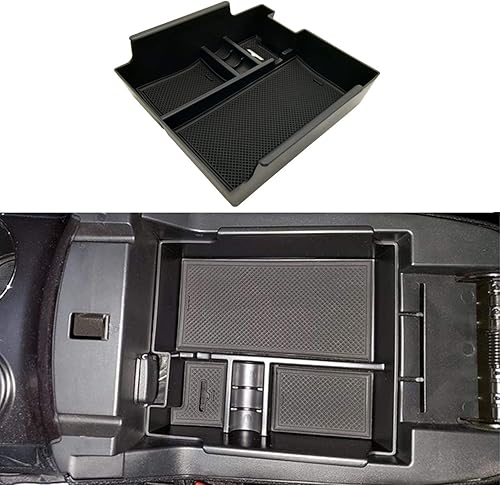 Miniatura 2 de JOJOMARK Compatible con Ford Explorer 2012 2013 2014 2015 2016 2017 2018 2019 organizador de bandeja de consola central caja de almacenamiento
