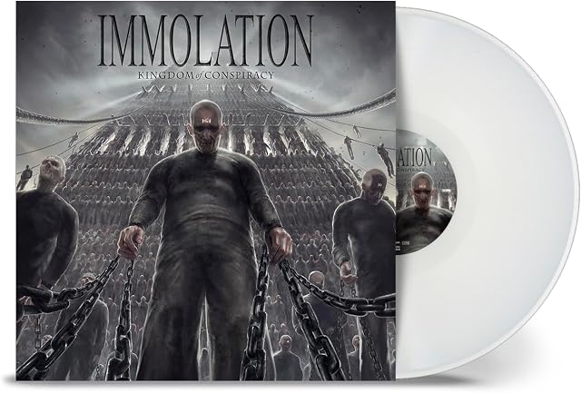 Kingdom Of Conspiracy (Vinil Branco) por Immolation, capa do álbum