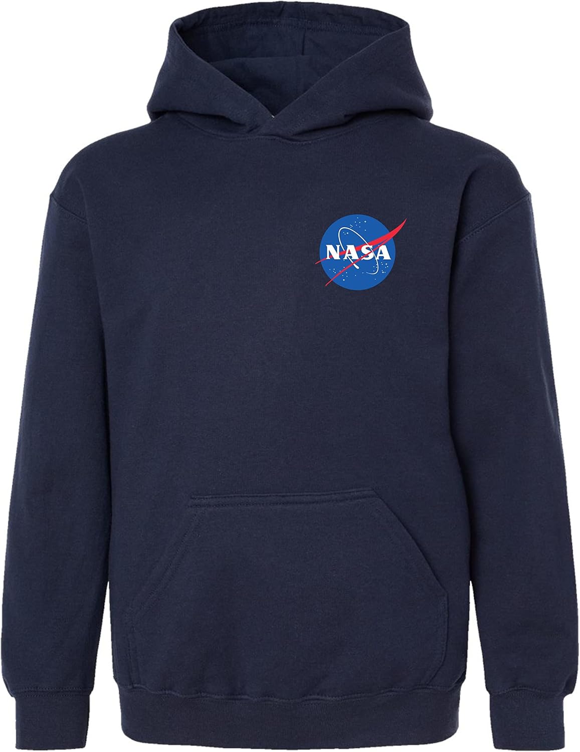 Go All Out NASA Blue Meatball Left Chest Logo Mens Women Youth Sweatshirt Hoodie