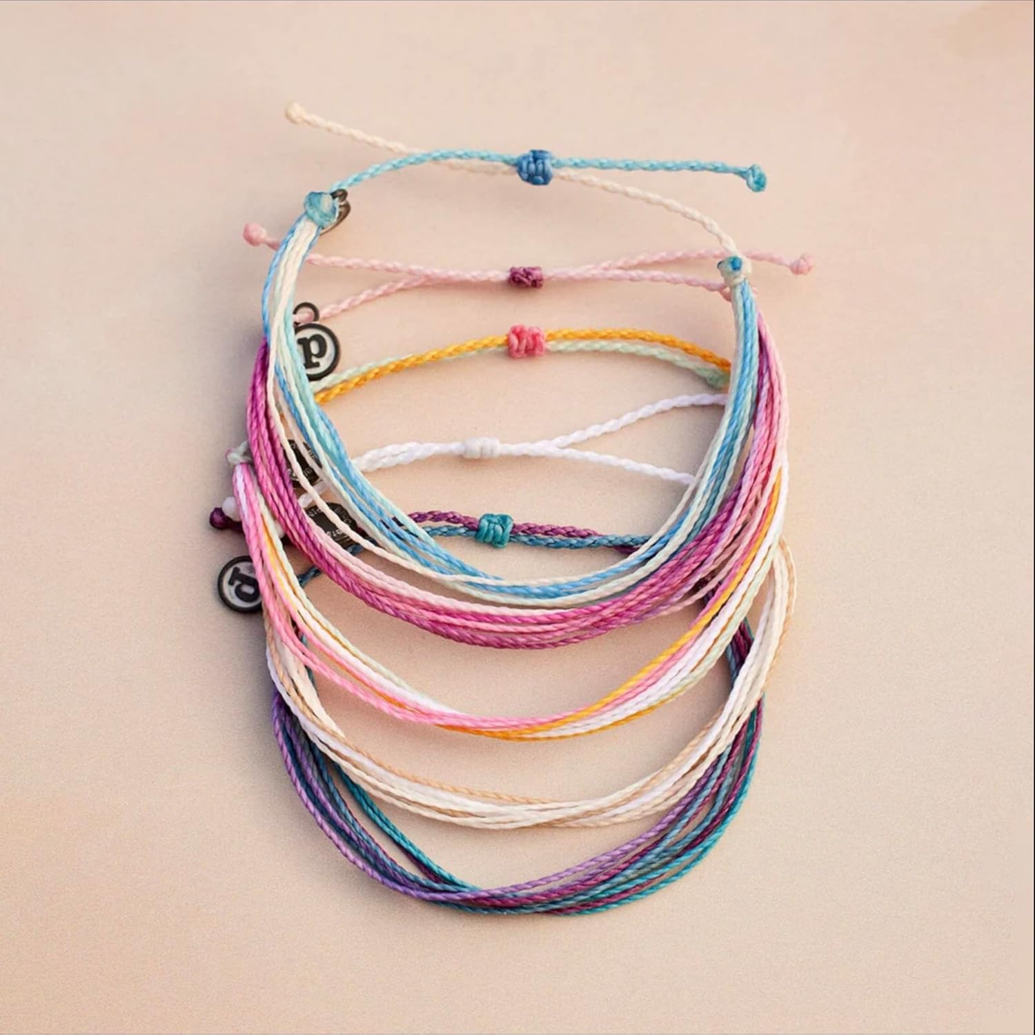 Pura Vida Bracelets Pack Spring Daze Friendship Bracelet Pack - Set of 5 Stackable Bracelets for Women, Beach Bracelet & Accessoriess - 5 String Bracelets - Image 3