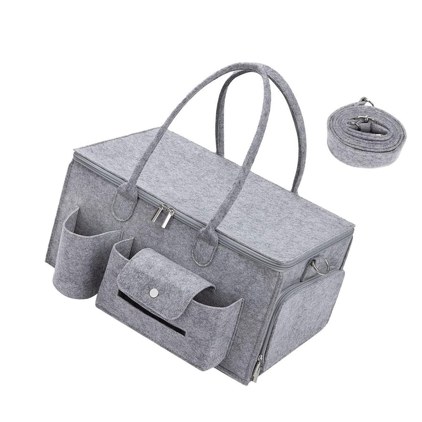 Diaper Tote Bag Spacious Toys Storage for Travel Outdoor Activities Shopping-image-20