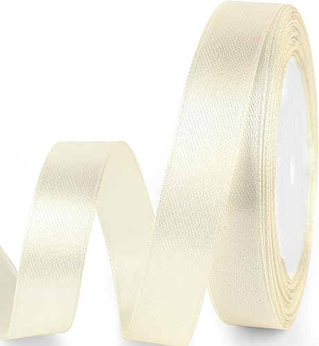 Miniatura 20 de Cinta de satén de 5/8" x 100 yardas - Cinta de seda naranja otoñal con carrete - Ideal para envolver regalos, ramos florales, manualidades