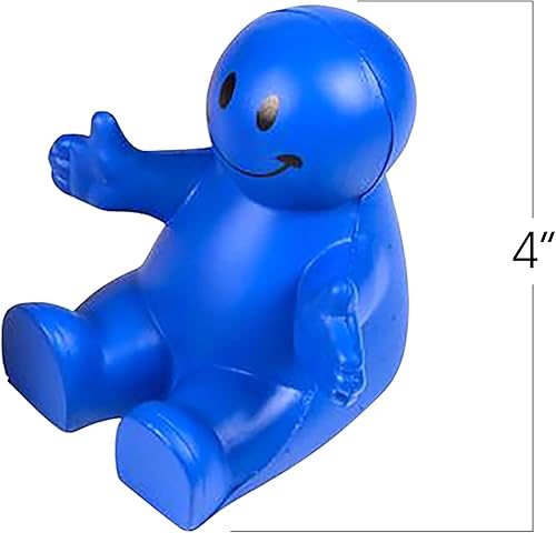 Miniatura 2 de ArtCreativity Soporte para teléfono sonriente exprimible de 4 pulgadas, paquete de 3, soporte para teléfono inteligente 2 en 1, juguete para aliviar
