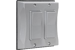 Hubbell 5127-0 2-Gang Weatherproof Vertical Decorator Cover