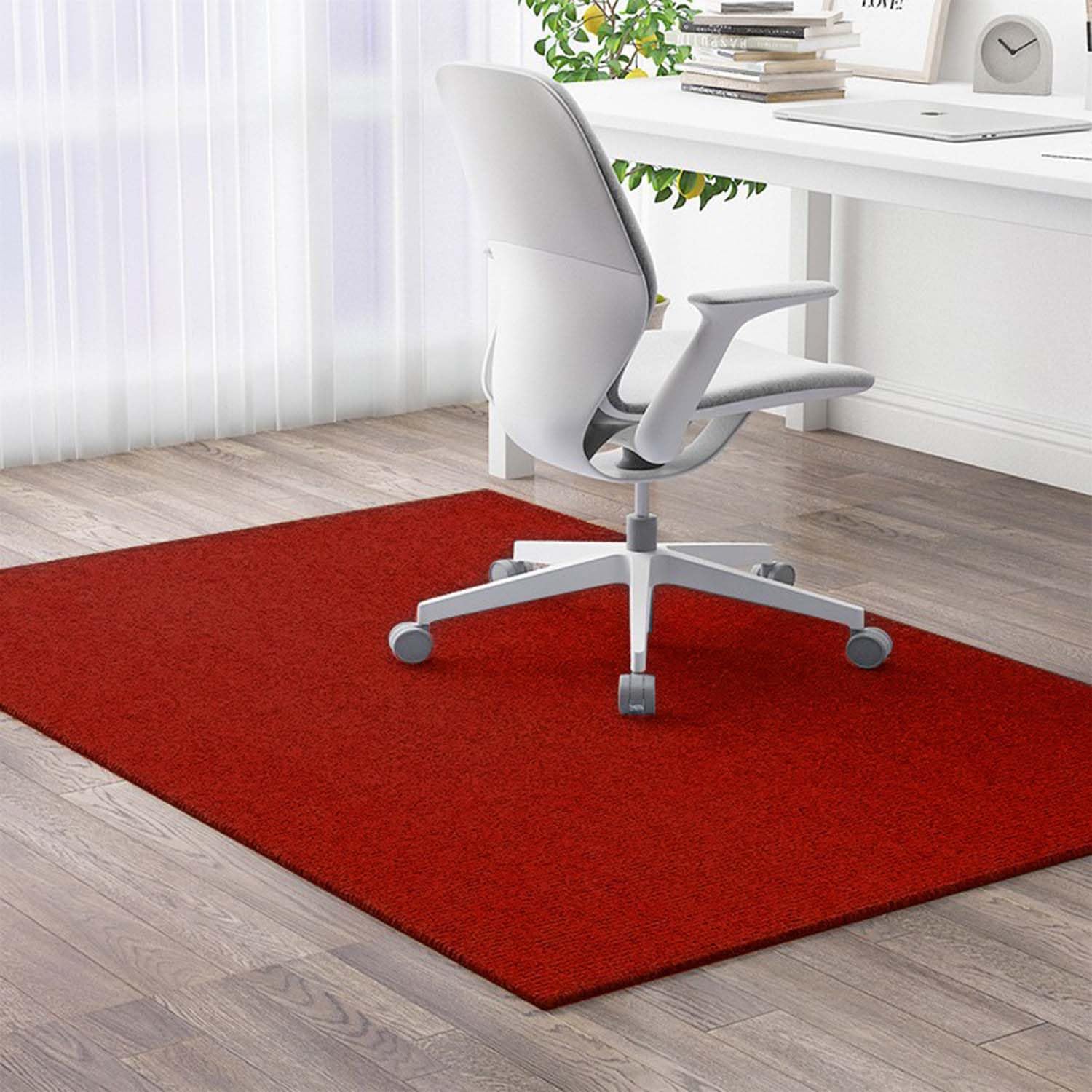 Tapis chaise de bureau tapis de sol de chaise lavable 80x120cm