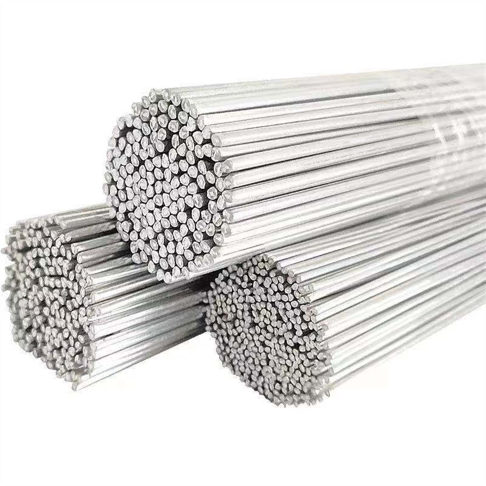 Srebrne pręty do lutowania twardego aluminium, Low Temperature Aluminum Welding Wire Rods Cored 1.6-2.4mm Pack Of 10pcs(100pcs,2.0mm)