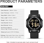 Mens Digital Sports Watch LED Screen Large Face Military Watches for Men Waterproof Casual Luminous Stopwatch Alarm Simple Army Watch Fashion Wrist Watch for Men