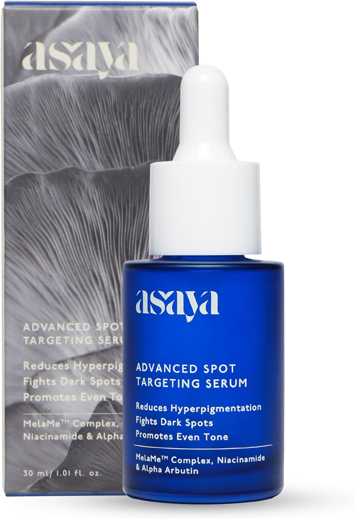 ASAYA Pigmentation Serum Reduces Dark Spots, Acne Marks Melame Complex,Niacinamide & Alpha Arbutin Evens Skin Tone & Brightens Lightweight & Fast Absorbing For Unisex 30 ml (Pack of 1) Blue