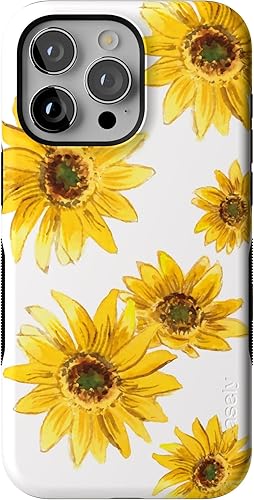 Vista 41 de Casely Funda para iPhone 15 Pro Max Jardín Secreto Flores mixtas Funda atrevida Compatible con MagSafe y botón de acción Secret Garden