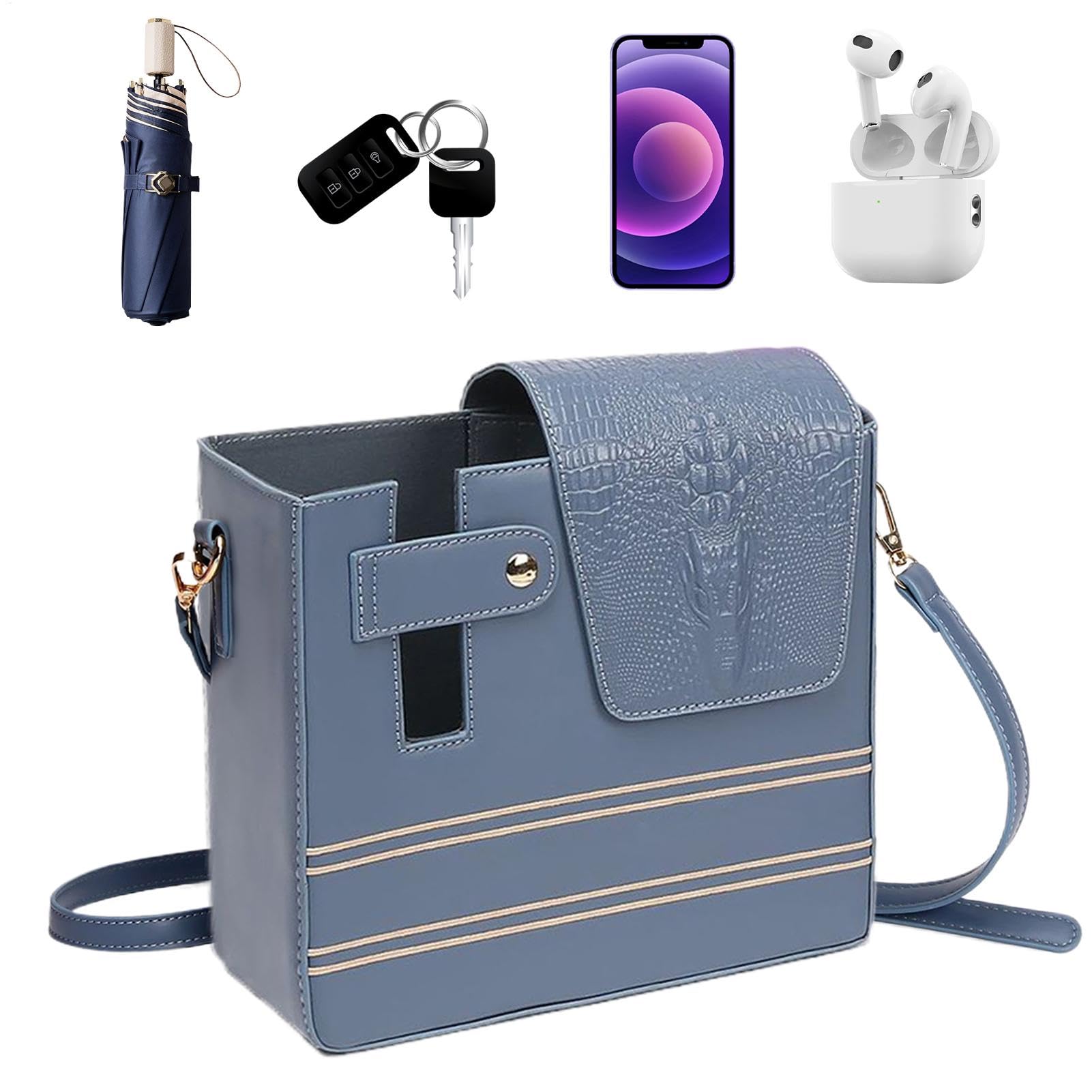 Wasserflasche Handtasche Tragegurt, Fächer, Tragbar | Umhängetasche Mit Becherhalter Tragbar Für Frauen Für Outdoor Sport Fitnessstudio Walking Wandern Reisen Pendeln Camping Als
