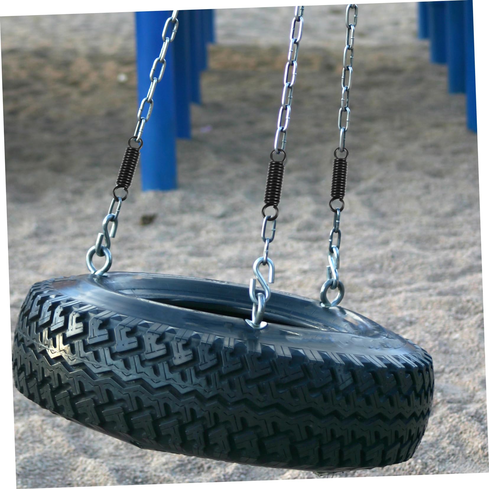 Abaodam Resorte De Silla De Columpio Kit De Resortes De Fijación para Columpio De Hamaca De Metal para Jardín para Hamaca Función De Amortiguación para De Exterior