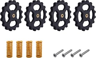 Ewigkeit Upgraded Hand Twist Leveling Nut,Hot Bed Light Load Compression Mould Die Spring,M4X40 Screws for Ender 3 Pro/Ender 5/ CR-10/ CR-10S (4set)