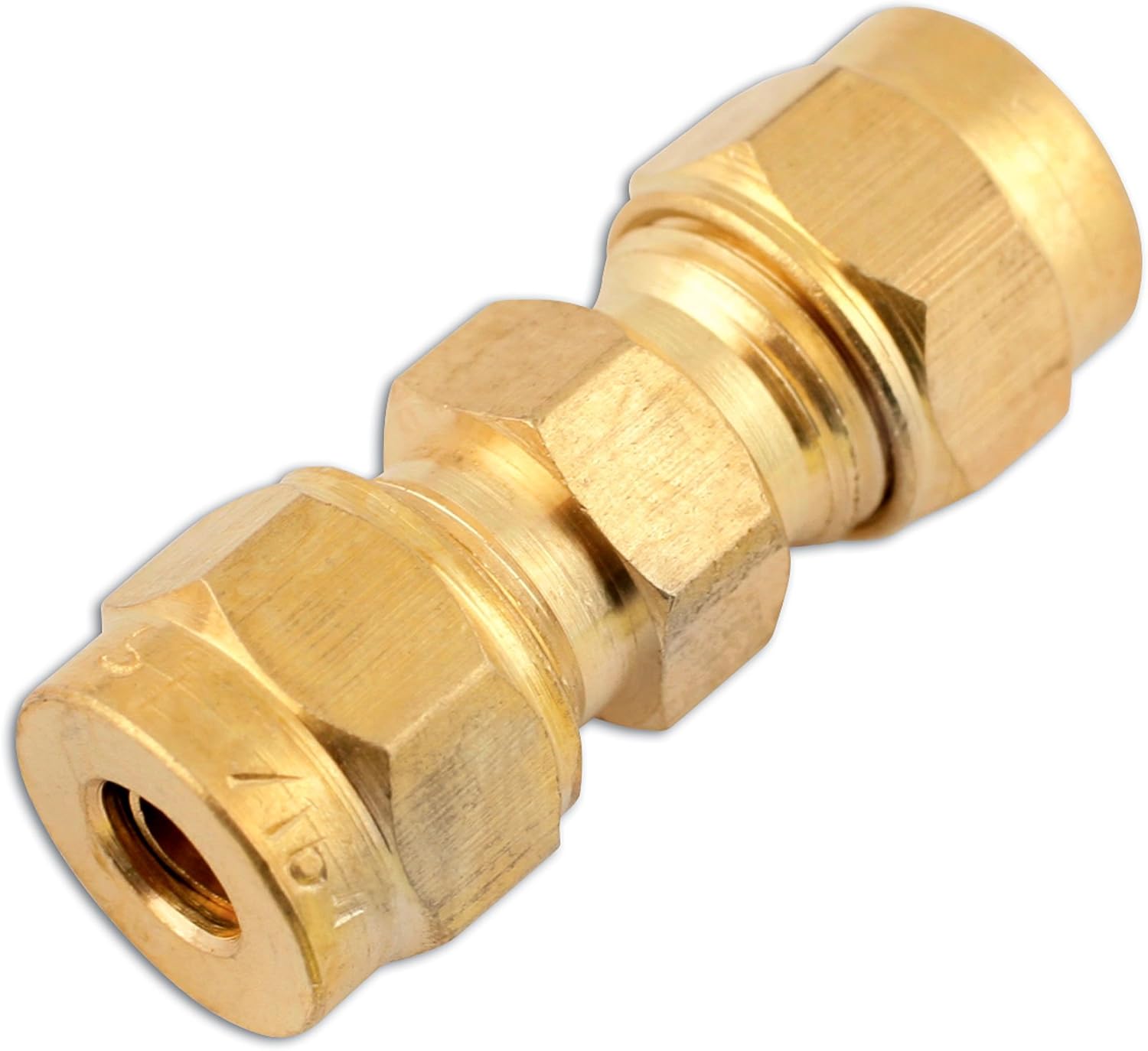 31180 5/16-inch Brass Straight Coupling (Pack of 10)