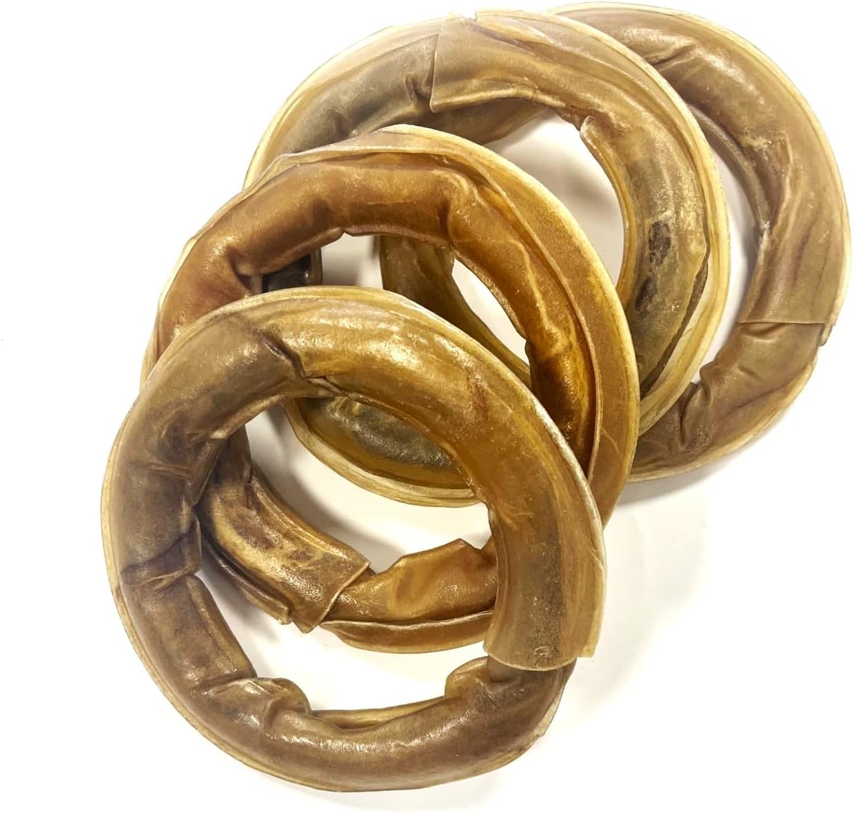 Rawhide Ring 6 Inch x 2 Natural Rawhide Dog Treats RHS