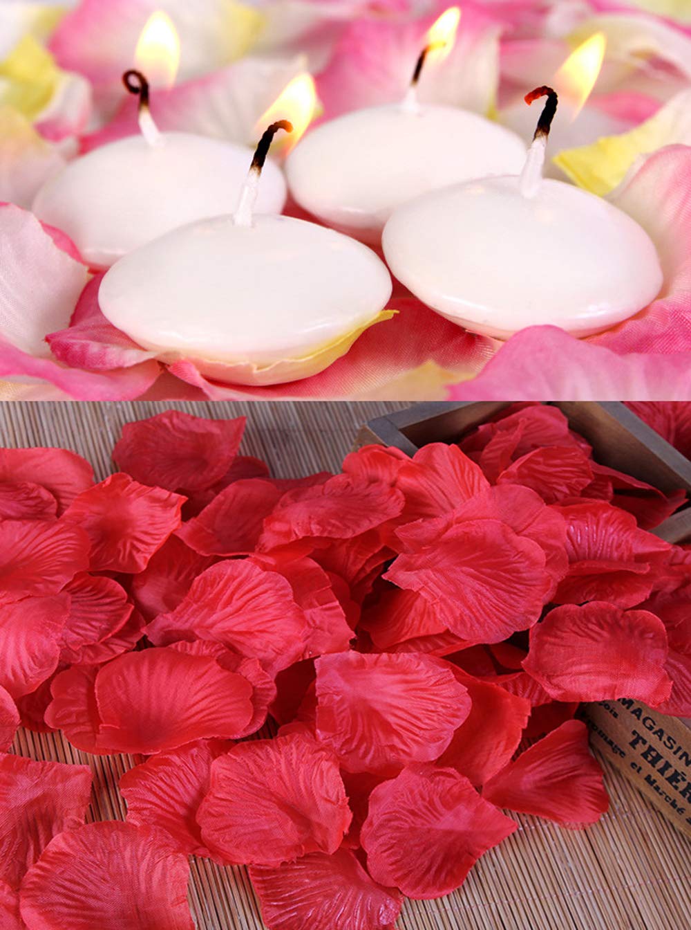 Amazon.co.jp: フローティングキャンドル クラシックな無香ティー