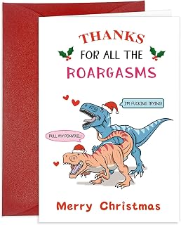 Funny Christmas Card For Him And Her