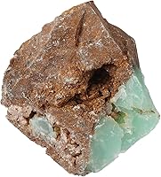 Vista 1 de GEMHUB 171.2 CT Cristal curativo natural áspero suelto natural verde crisoprasa piedra preciosa certificada roca cruda espécimen de piedra mineral
