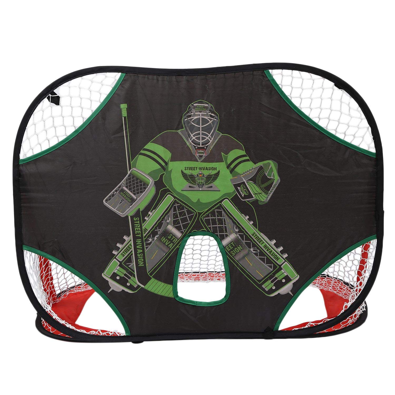 But De Hockey Mengmen Oxford Double Face – Pliable, 34 X 34 X 2 Cm, Avec 2 Tiges Et 4 Barres De Fer, Pour Entraînement
